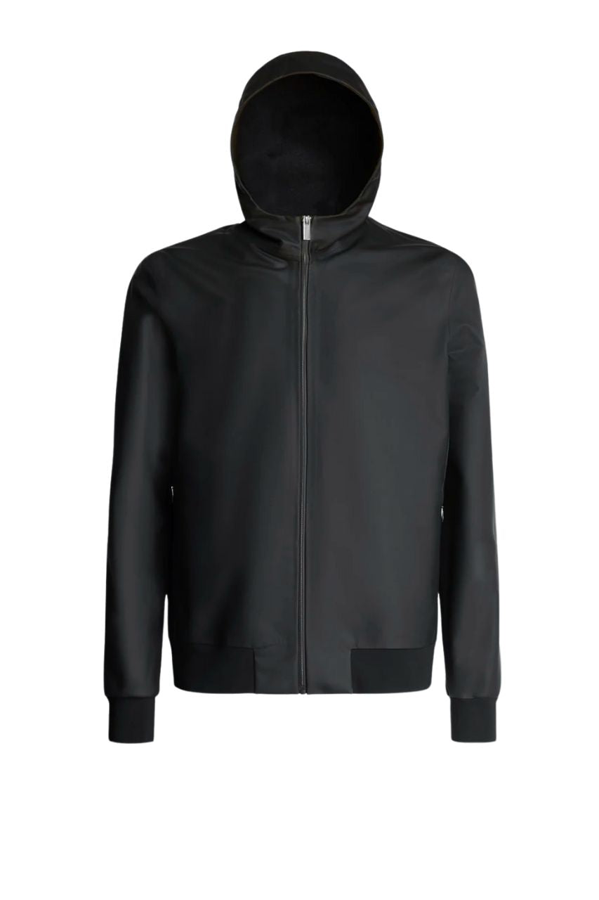 Felpa Rubber Hood Zip RRD / Nero - Ideal Moda