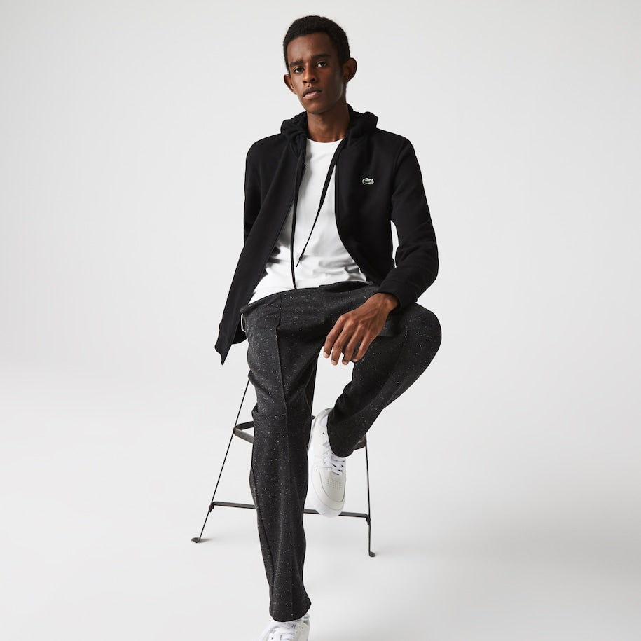 Felpa Lacoste Fullzip / Nero - Ideal Moda