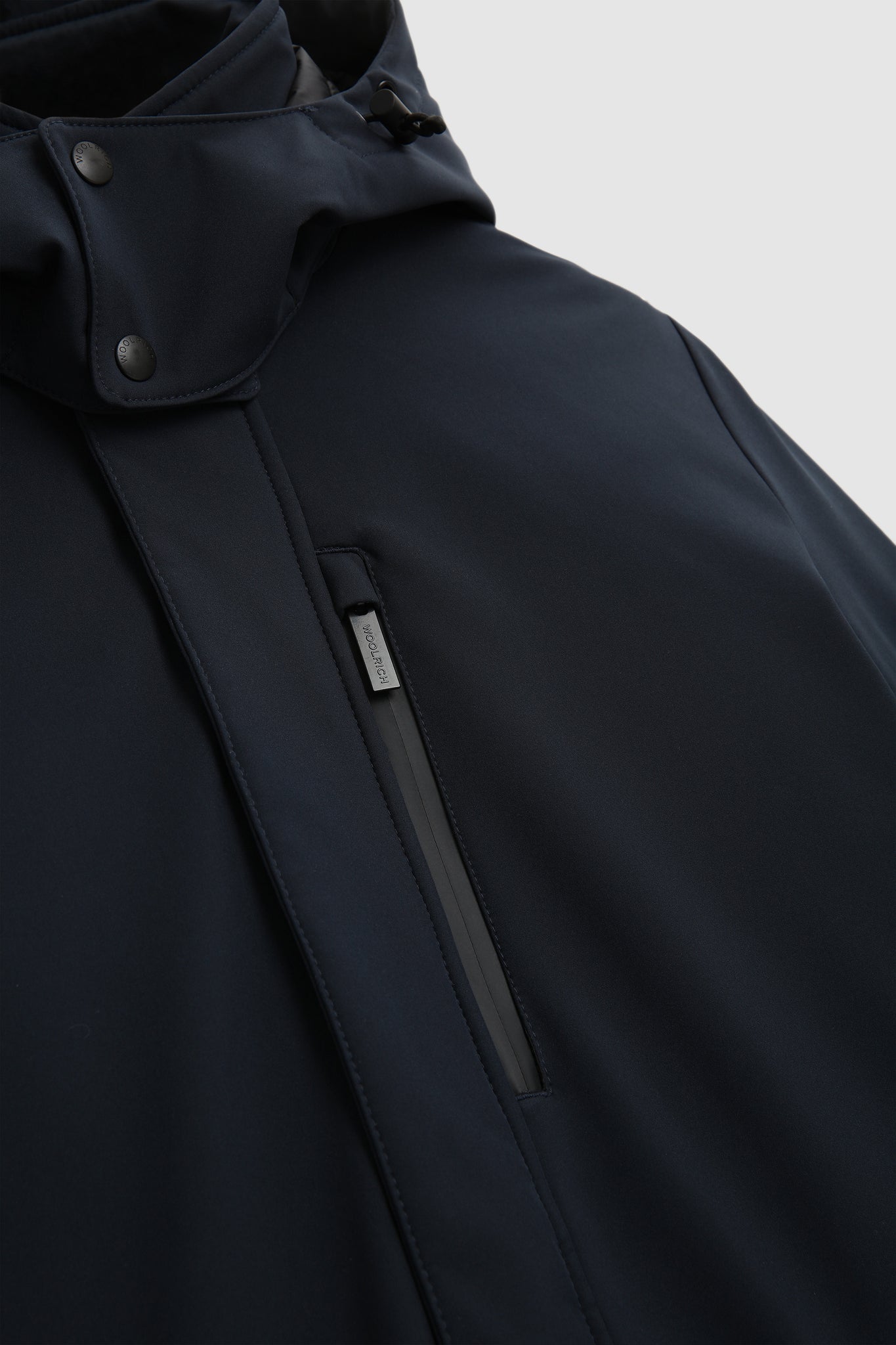Giacca Woolrich in soft shell / Blu - Ideal Moda