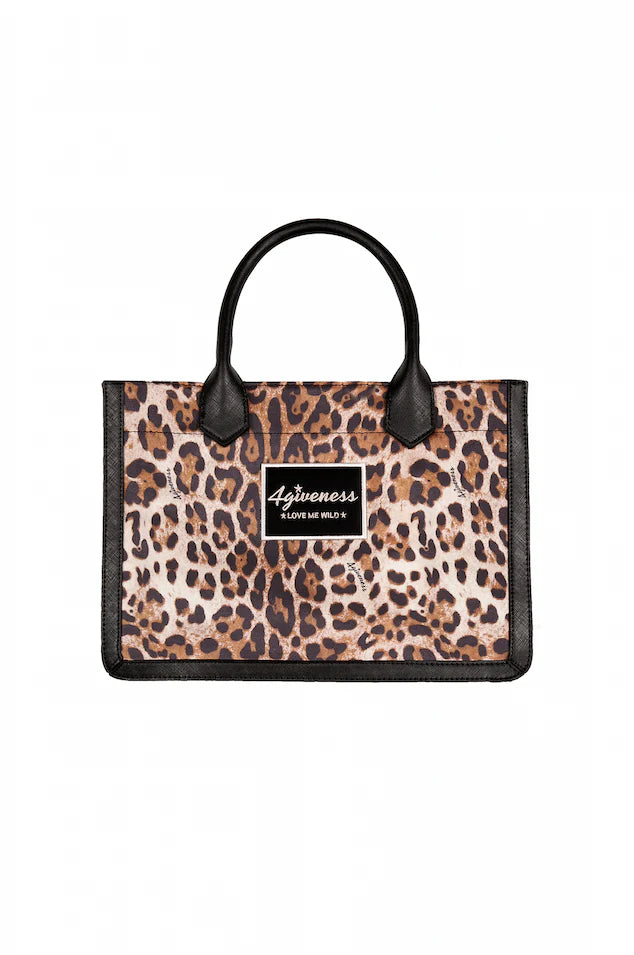 Borsa in Ciniglia con Logo Frontale 4Giveness / Multicolor - Ideal Moda