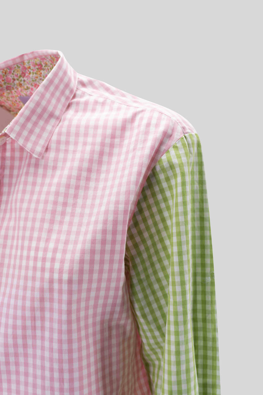 Camicia Donna con Ricamo / Rosa - Ideal Moda