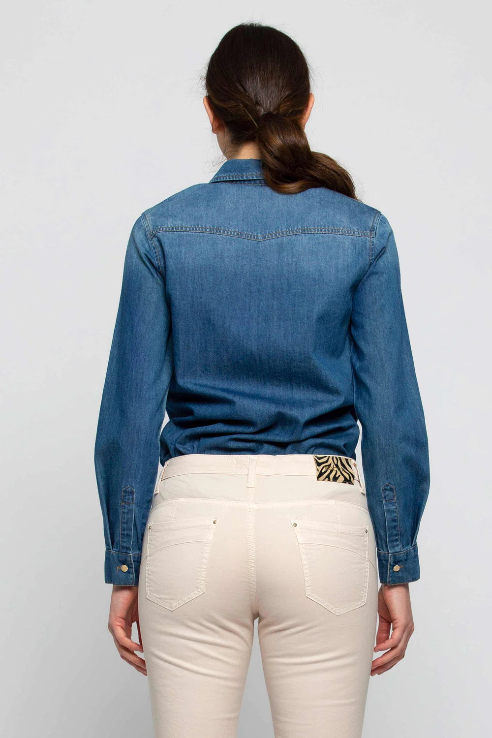 Camicia in Denim Kocca / Jeans - Ideal Moda