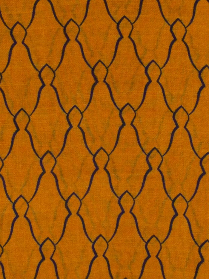 Sciarpa con Fantasia Fefè / Giallo - Ideal Moda
