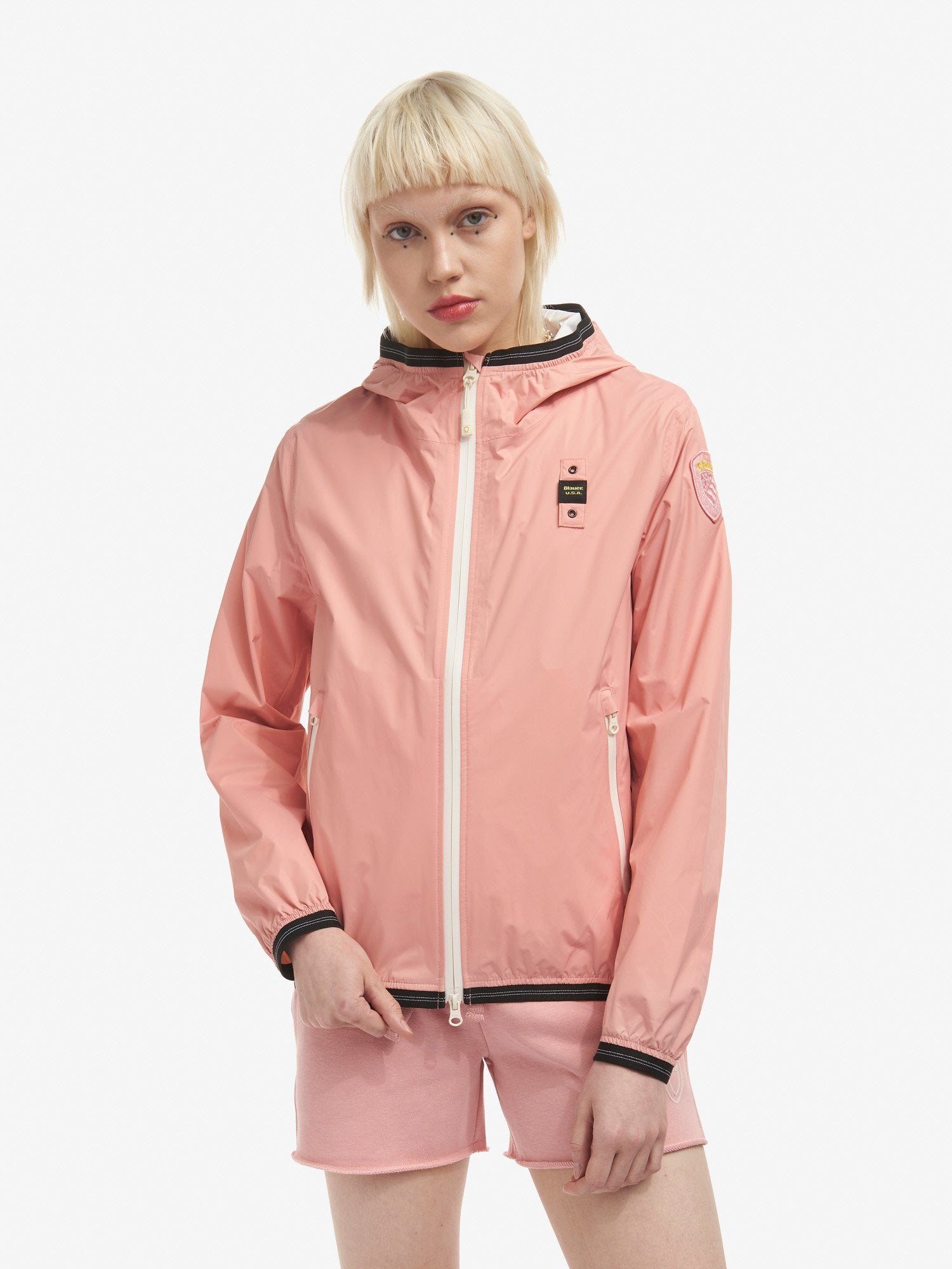 Giacca a Vento Sfoderata TRACY / Rosa - Ideal Moda