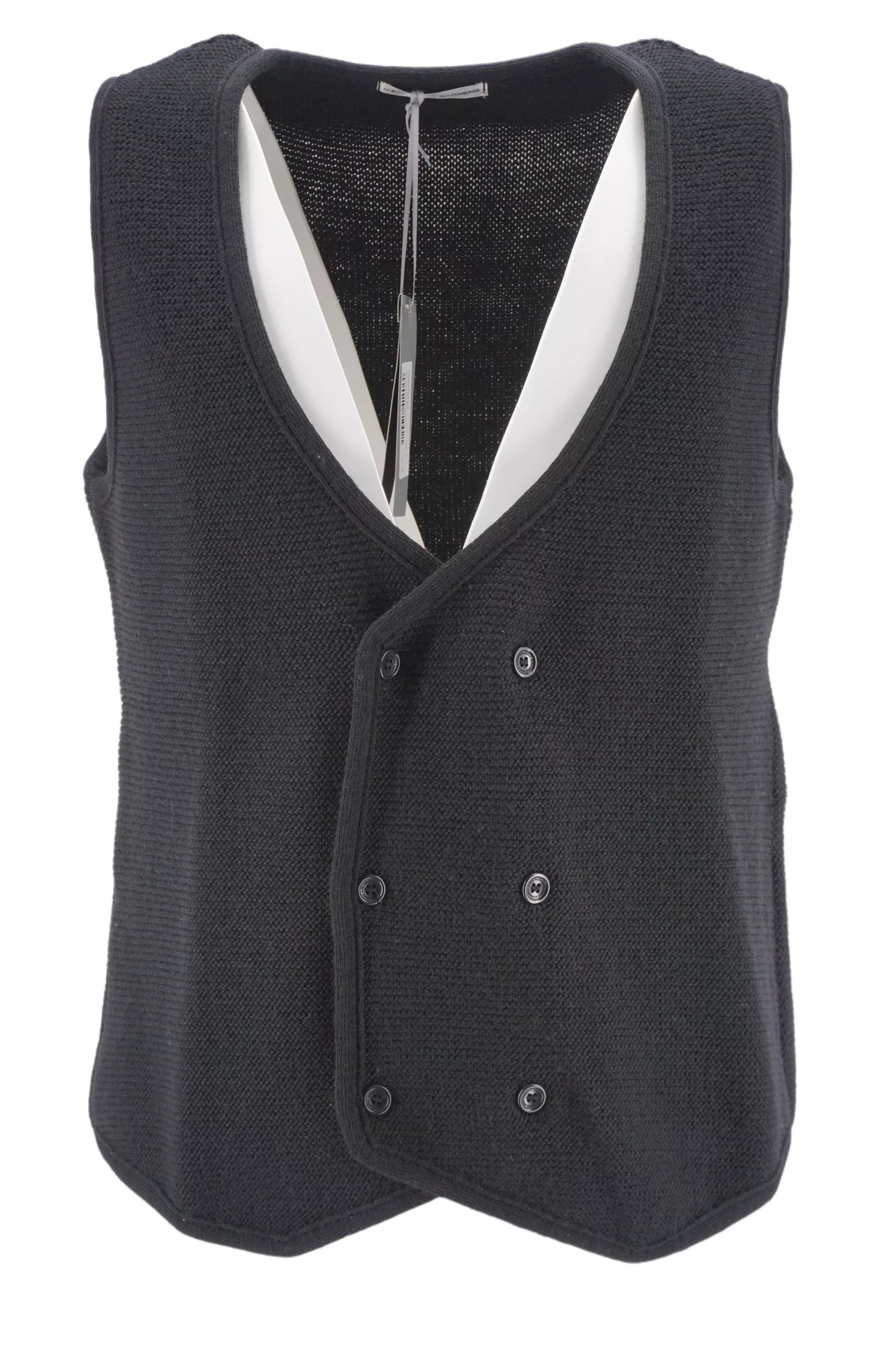 Gilet in Maglia Daniele Alessandrini / Nero - Ideal Moda