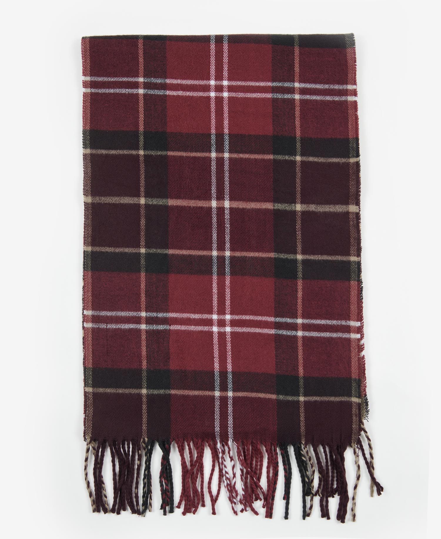 Sciarpa con Fantasia Barbour / Rosso - Ideal Moda