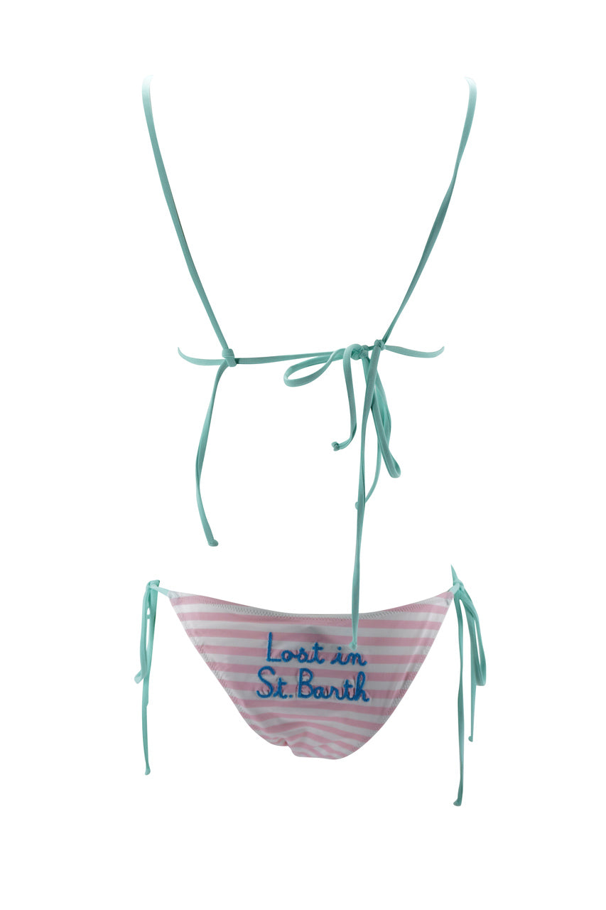 Bikini a Triangolo / Rosa - Ideal Moda