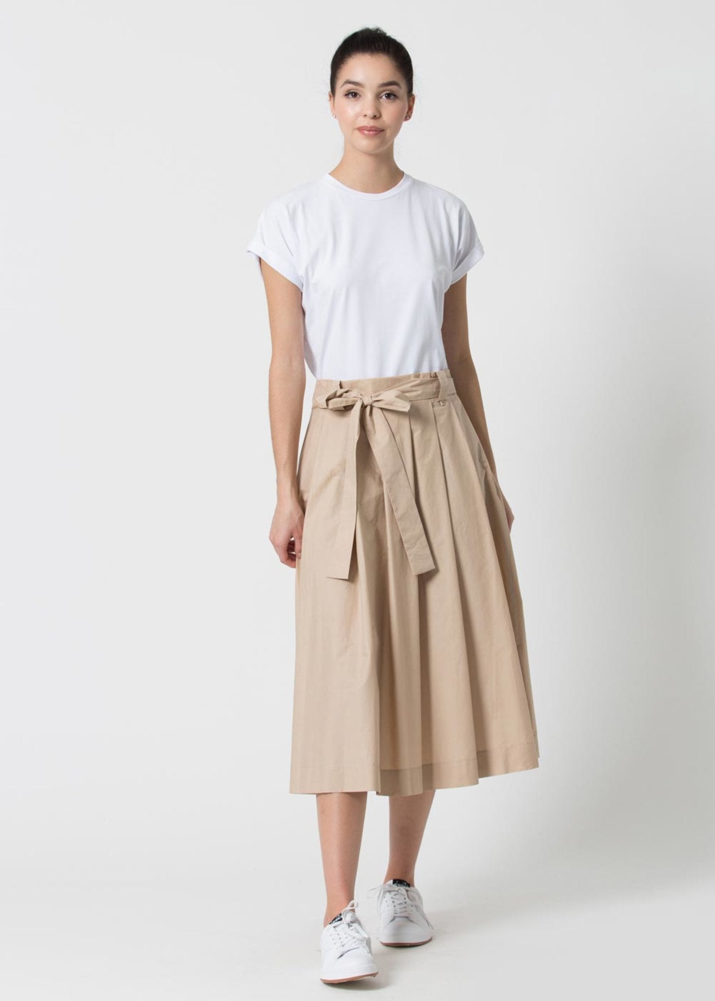 Abito T-Shirt Kocca / Beige - Ideal Moda