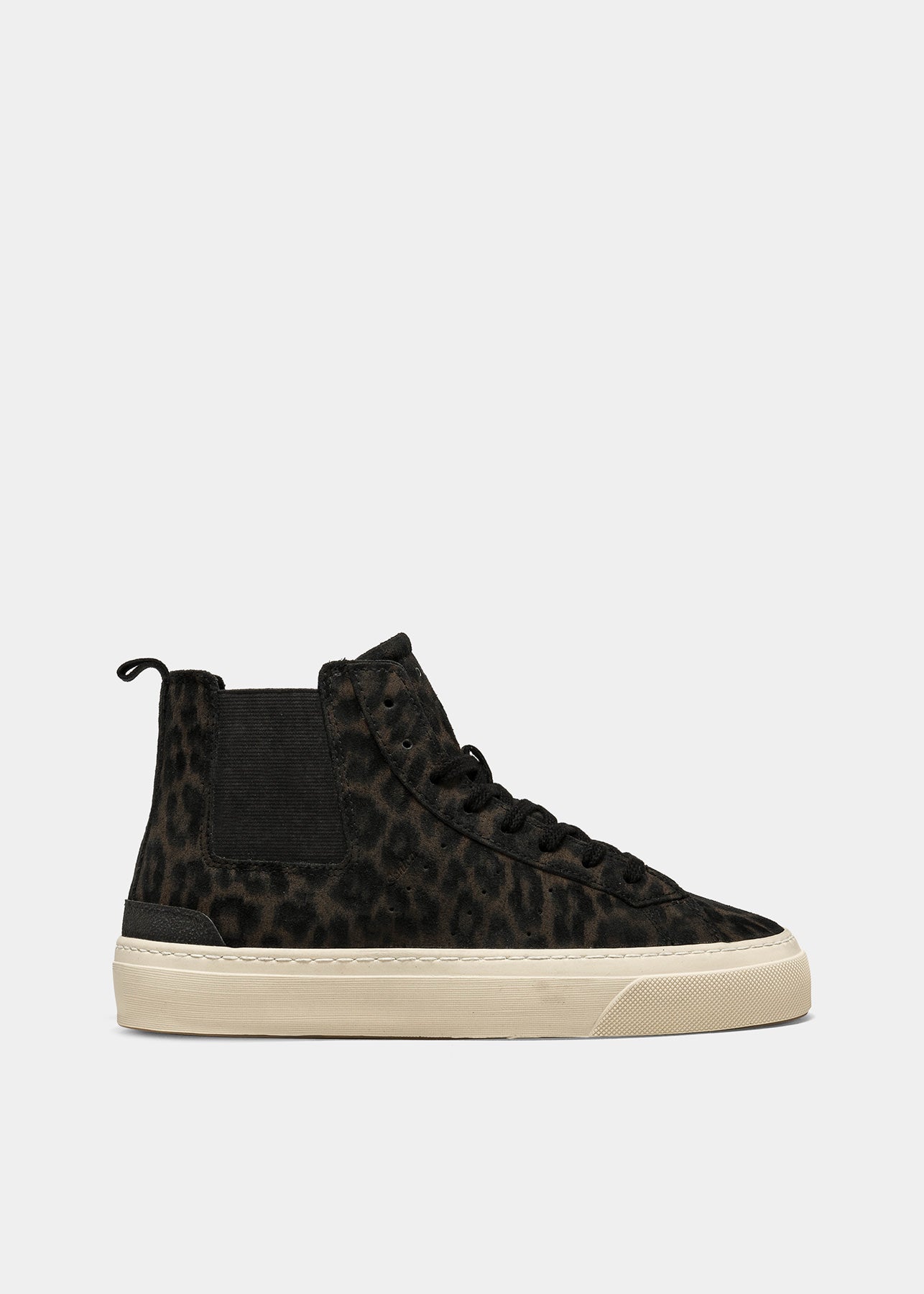 Sneaker DATE Sonica High Animalier / Bianco - Ideal Moda