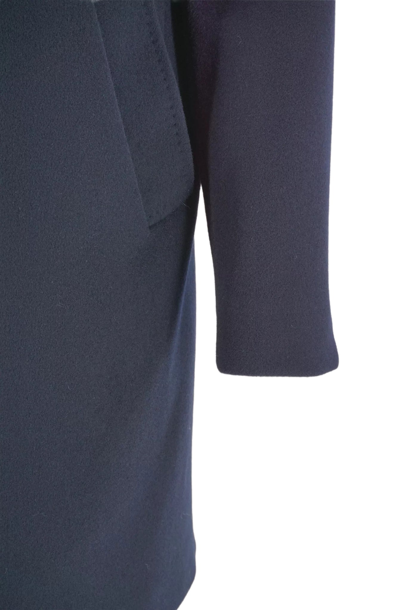 Cappotto in Lana con Pettorina  / Blu - Ideal Moda