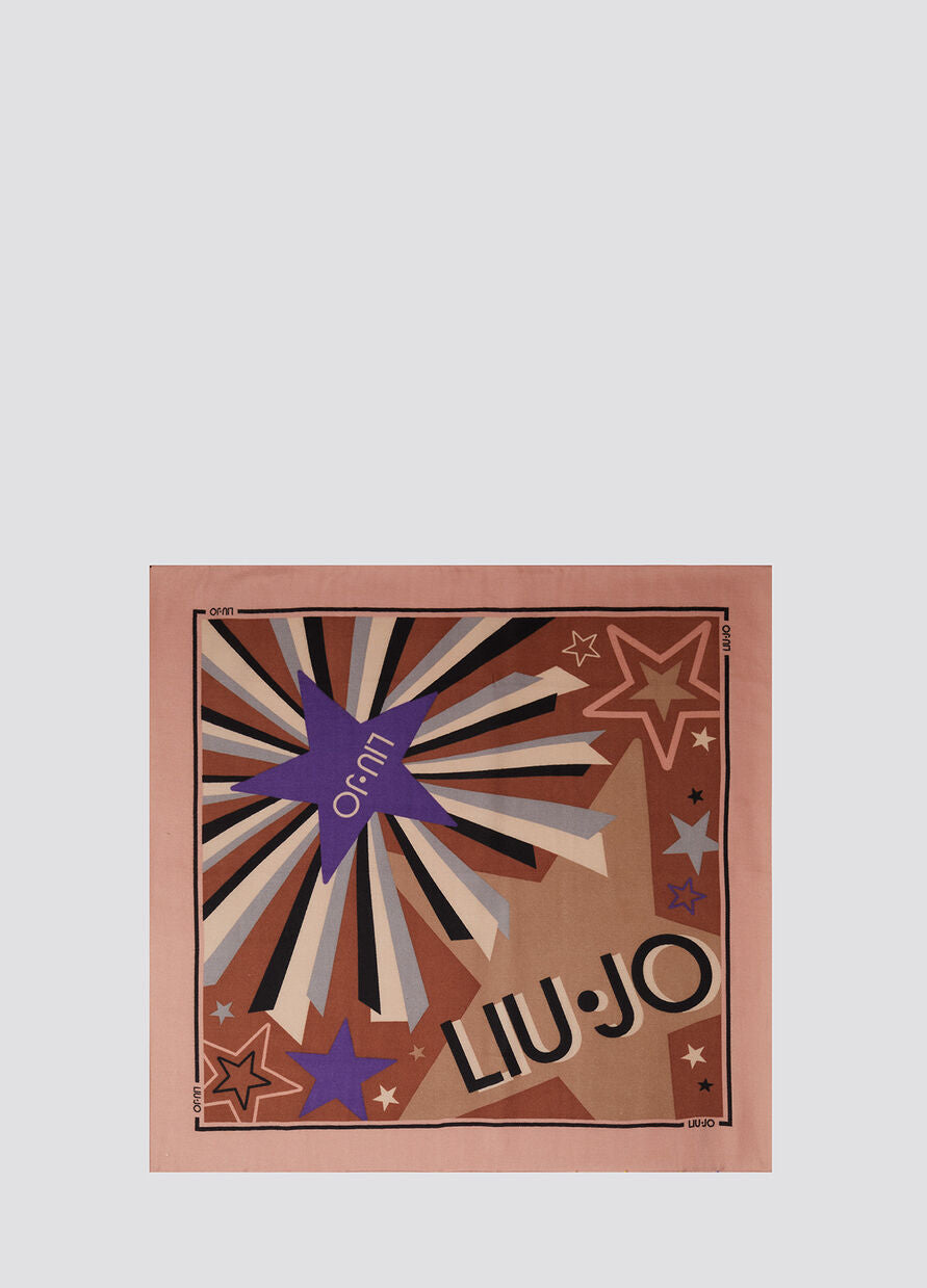 Foulard Liu Jo con Stampa / Beige - Ideal Moda