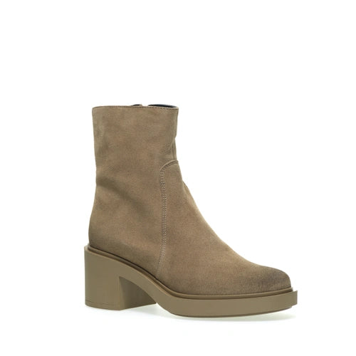 Tronchetto in Camoscio Frau / Beige - Ideal Moda