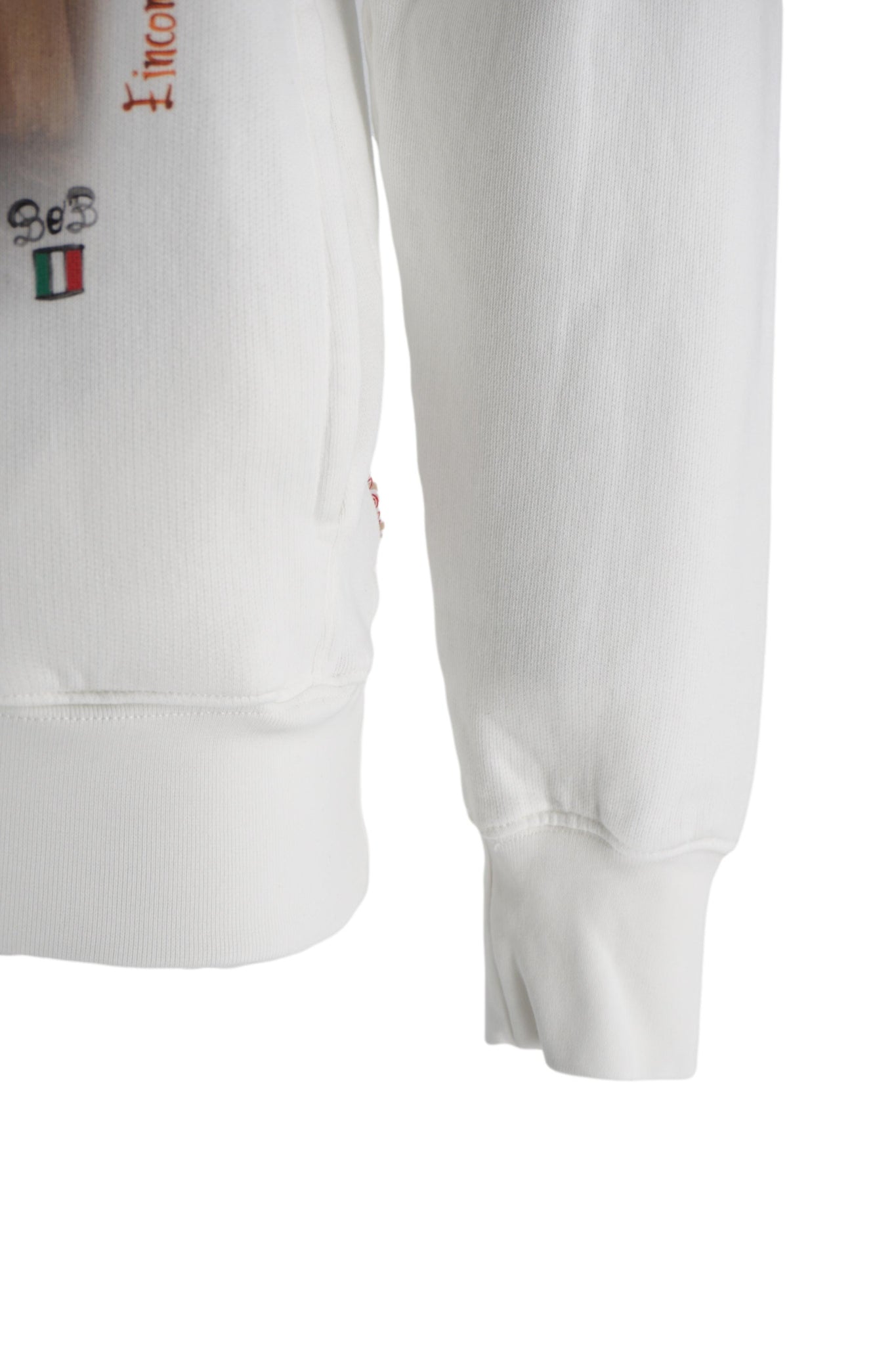 Felpa con Stampa Bob / Bianco - Ideal Moda