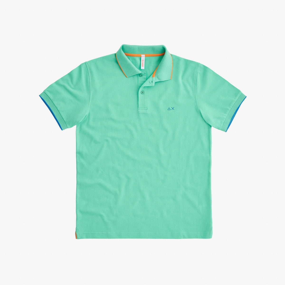 Polo Small Stripes on Collar / Verde - Ideal Moda
