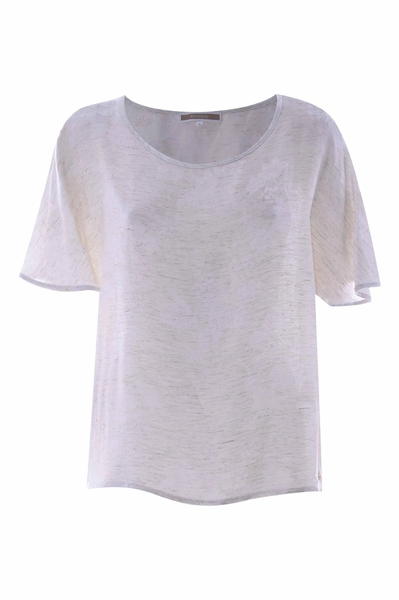 Blusa Girocollo Kocca / Bianco - Ideal Moda