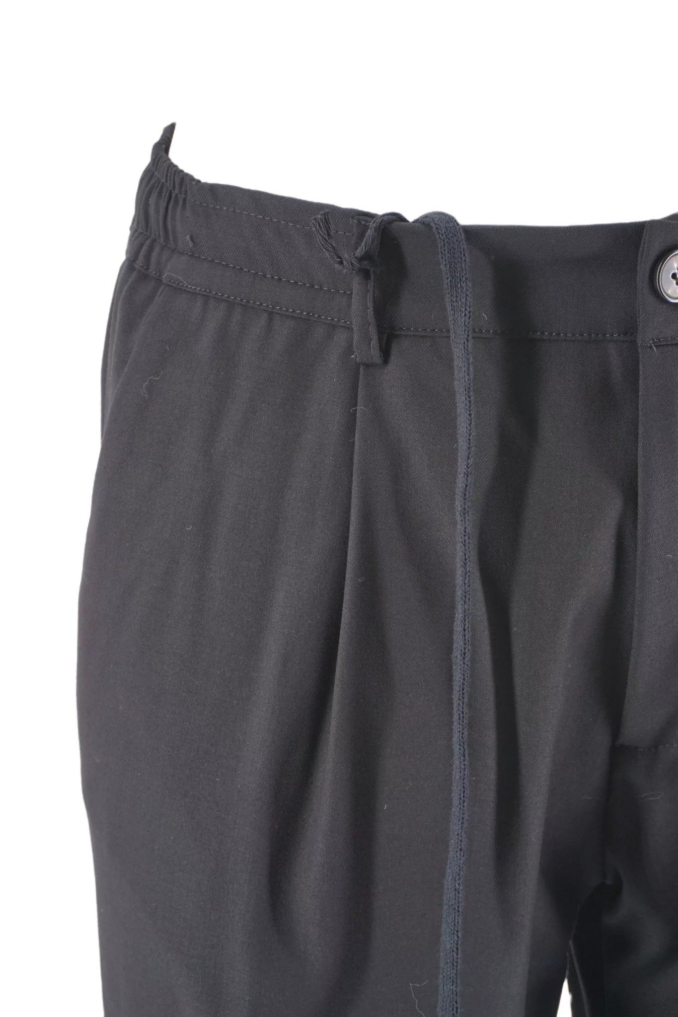 Pantalone con Coulisse in Vita By And / Nero - Ideal Moda