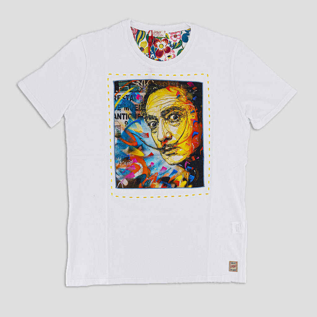 T-Shirt con Ricami / Bianco - Ideal Moda