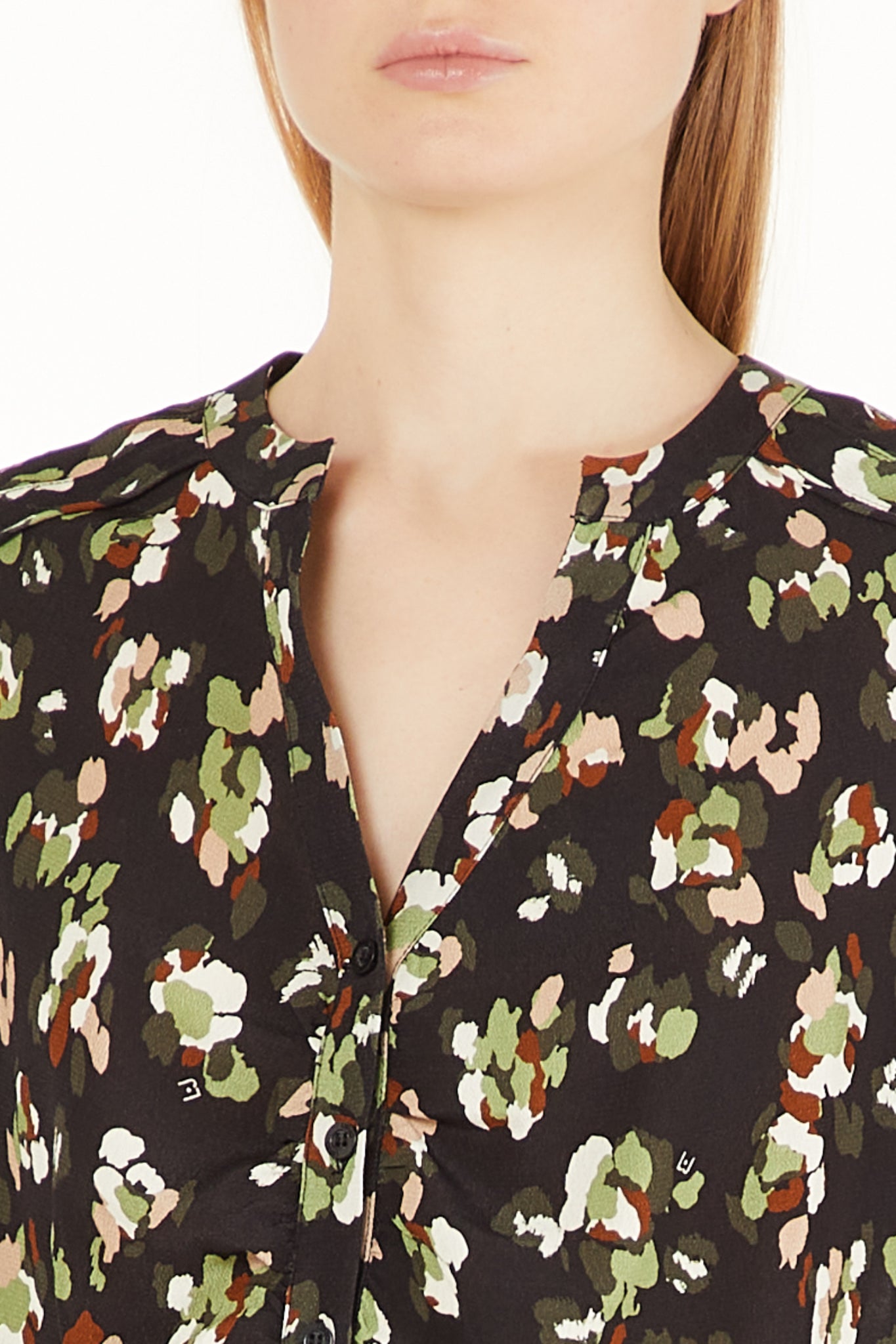 Camicia con Fantasia Liu Jo / Nero - Ideal Moda