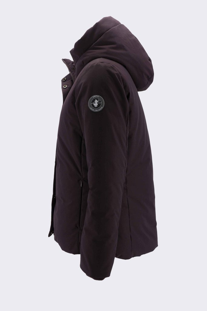 Giaccone Acrtic con Eco Pelliccia Interna / Bordeaux - Ideal Moda