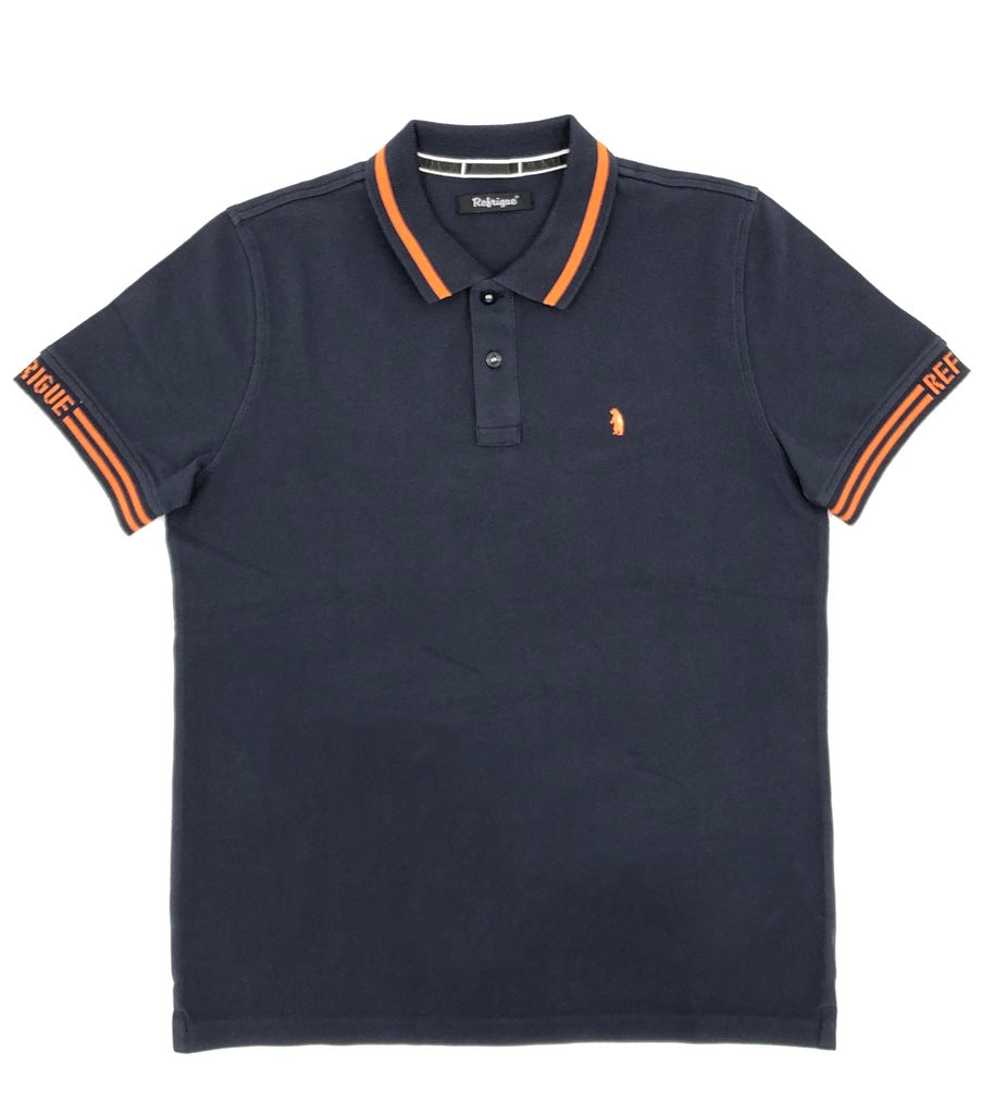 Polo con contrasti / Blu - Ideal Moda