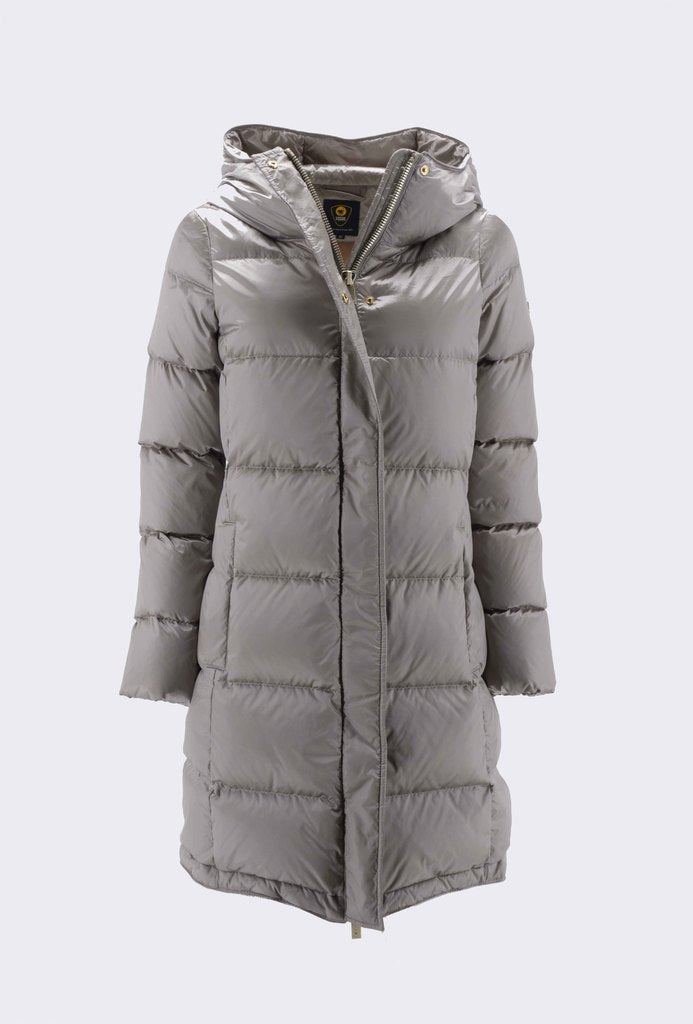 Giacca Donna French con Cappuccio / Grigio - Ideal Moda