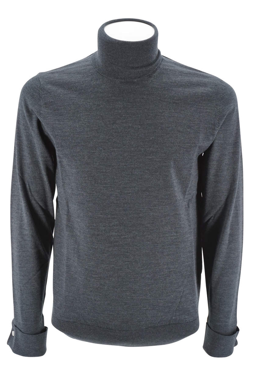 Maglia Paolo Pecora a collo alto / Grigio - Ideal Moda