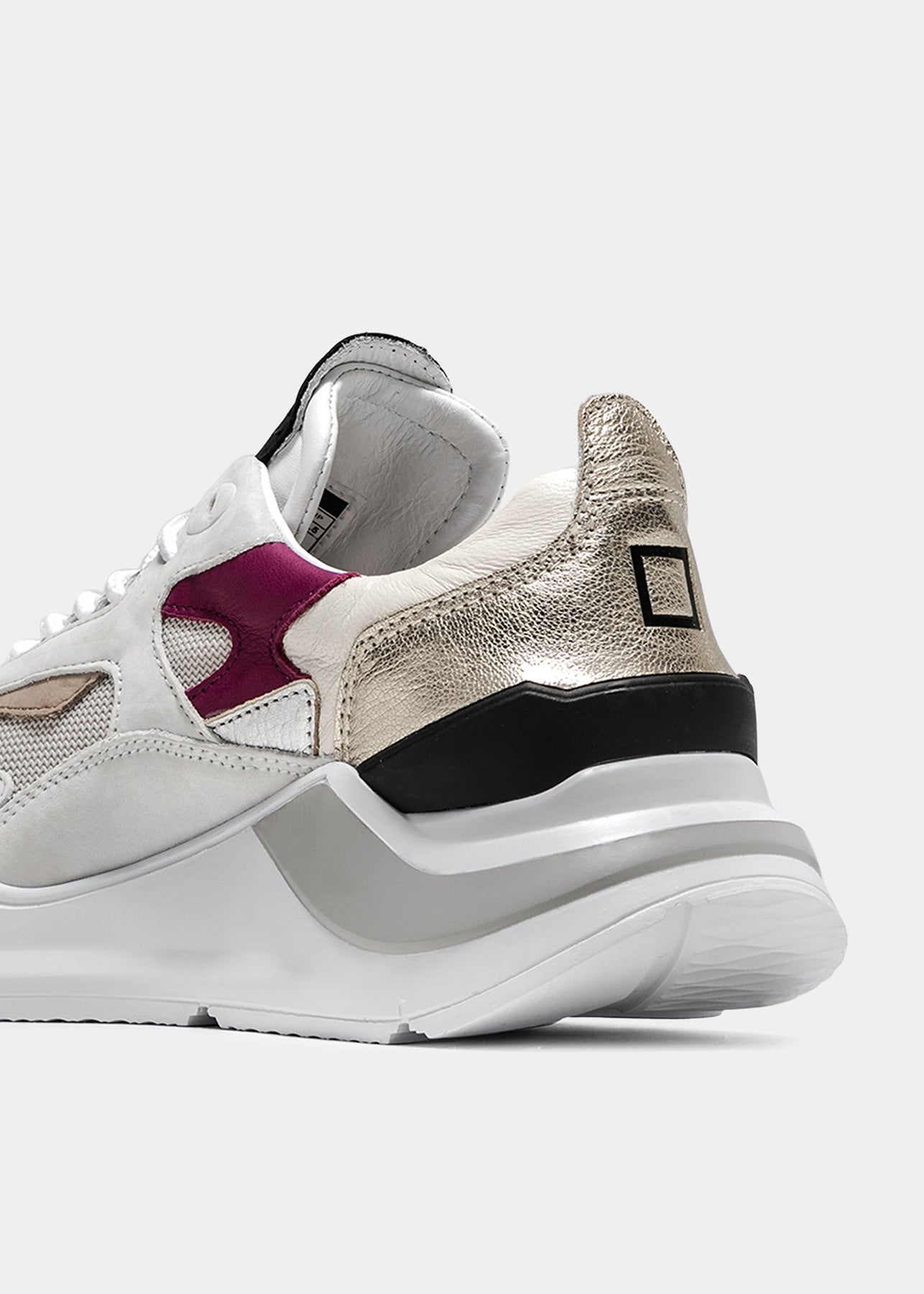 Sneaker DATE Fuga Dragon / Beige - Ideal Moda