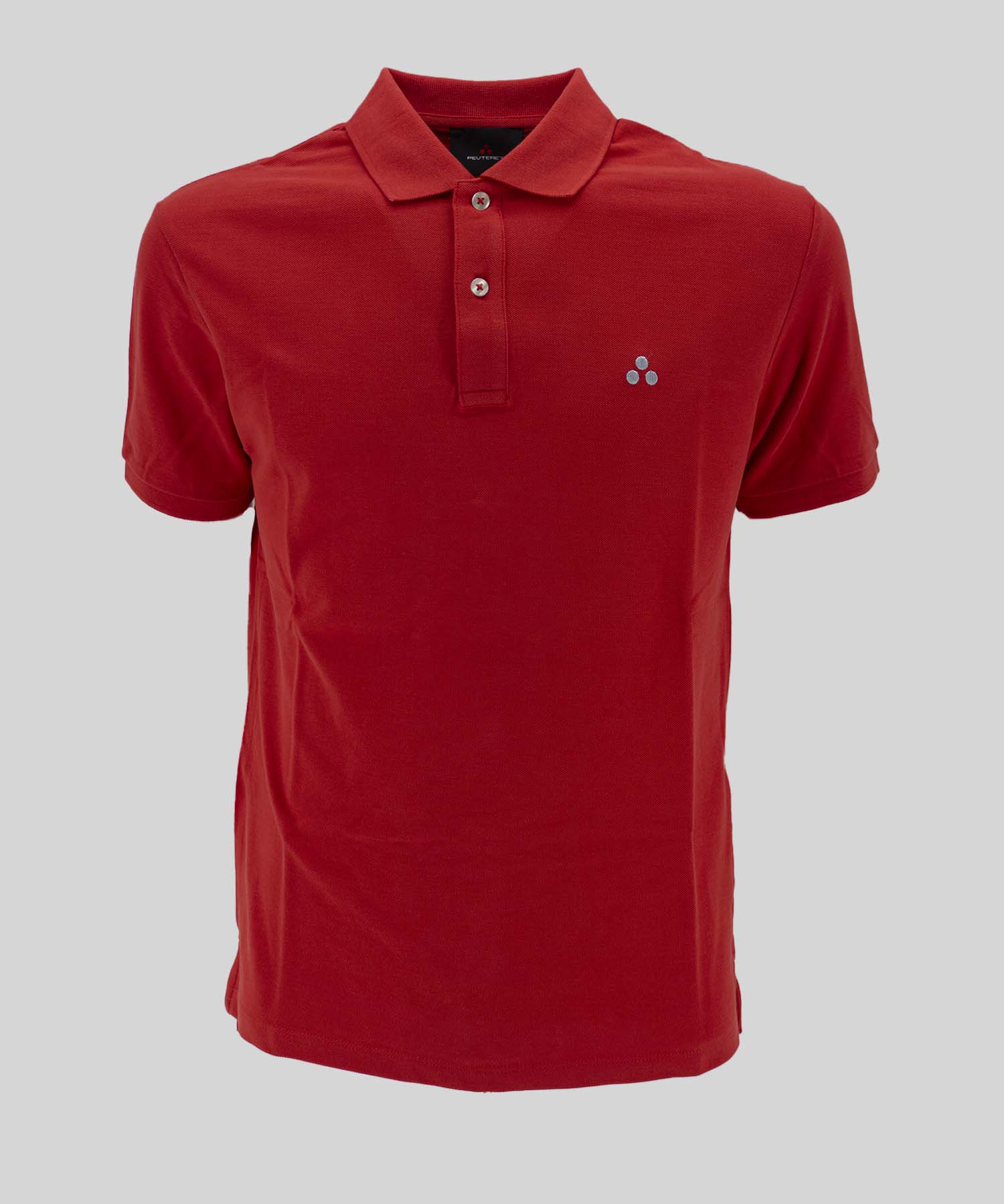 Polo in Piquet di Cotone / Rosso - Ideal Moda