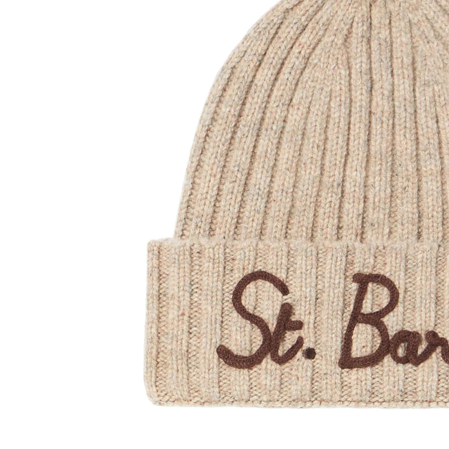 Cappello con Ricamo Mc2 Saint Barth / Beige - Ideal Moda