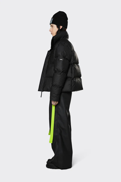Giubbino Boxy Puffer Rains / Nero - Ideal Moda