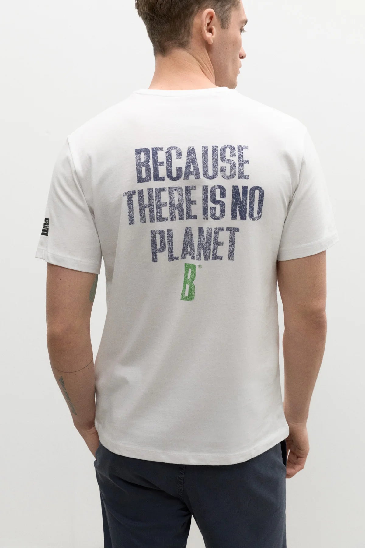 T-Shirt con Logo Ecoalf / Bianco - Ideal Moda