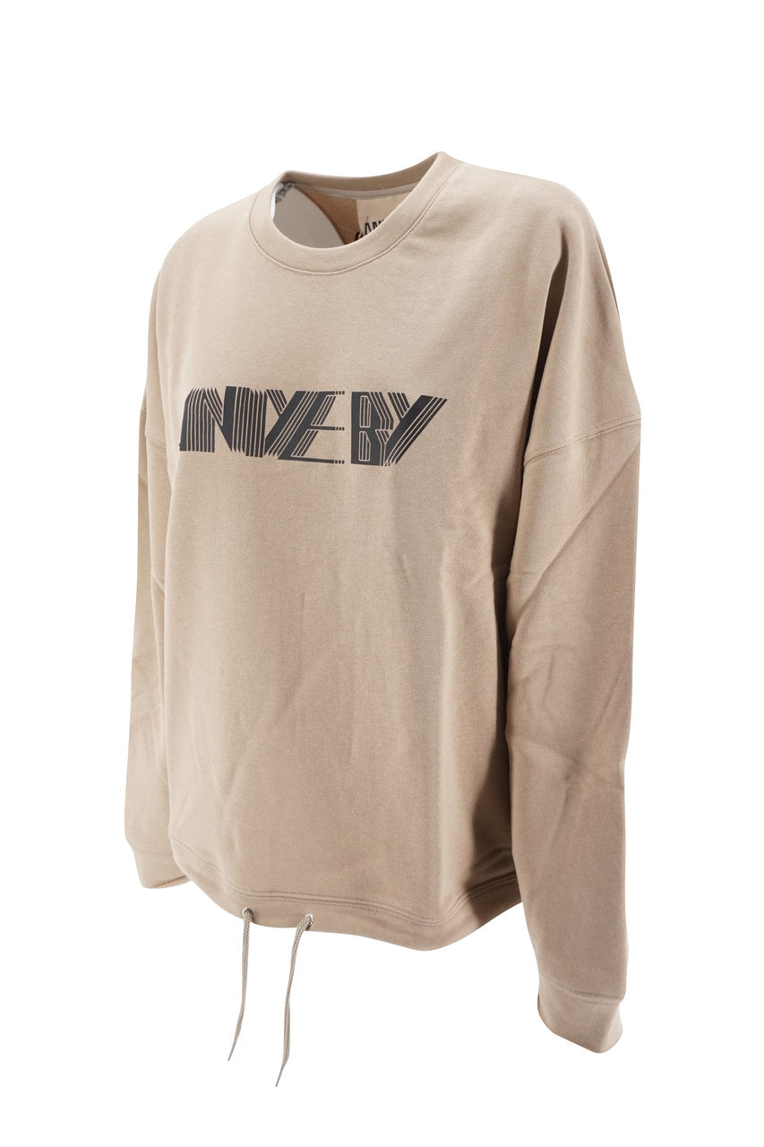 Felpa Aniye By Crop / Beige - Ideal Moda