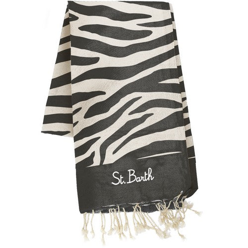 Telo Mare Mc2 Saint Barth / Nero - Ideal Moda