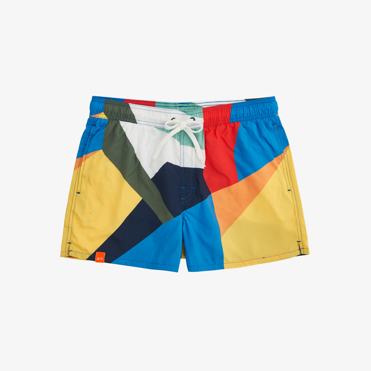 Swim Pant Geometric / Giallo - Ideal Moda