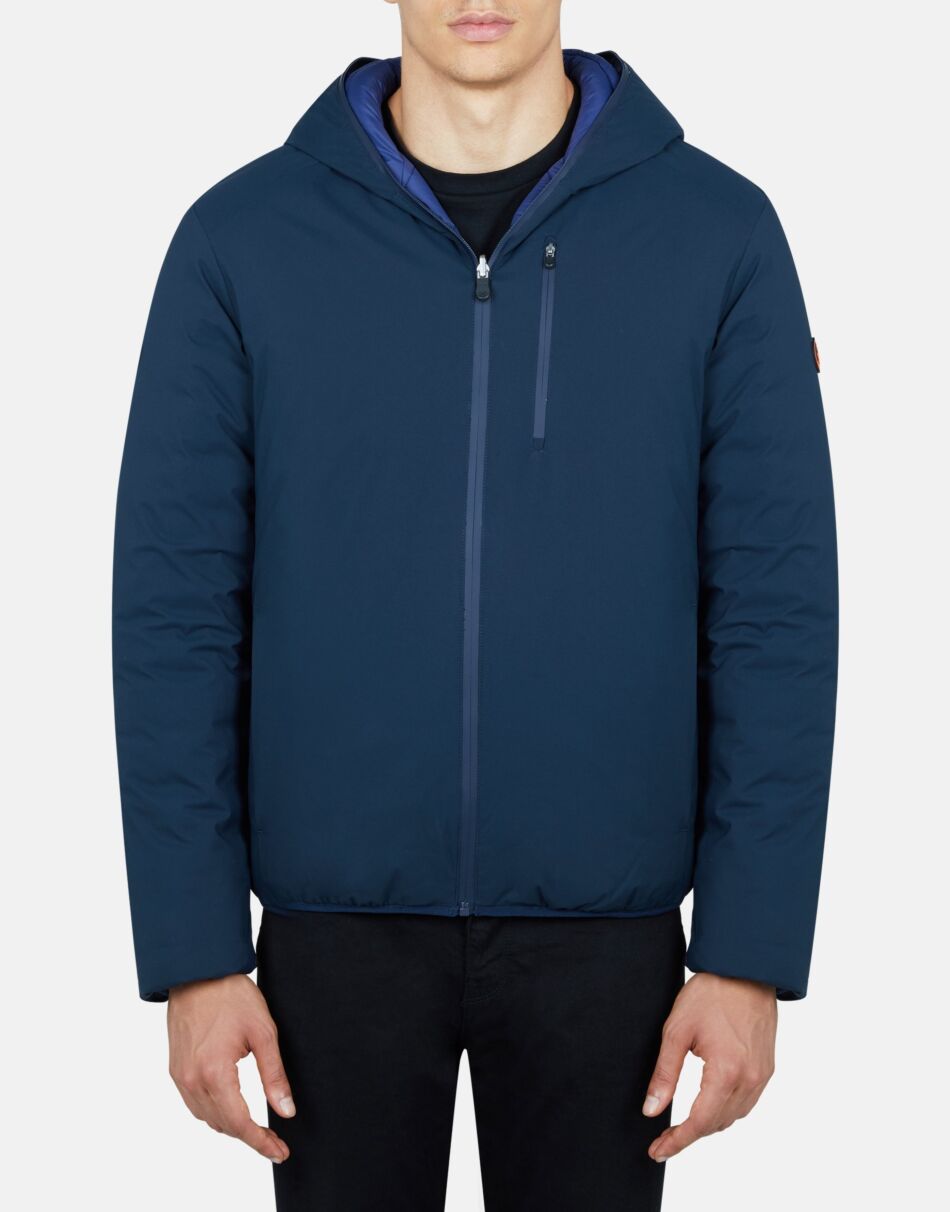 Giubbino eco Reversibile / Blu - Ideal Moda
