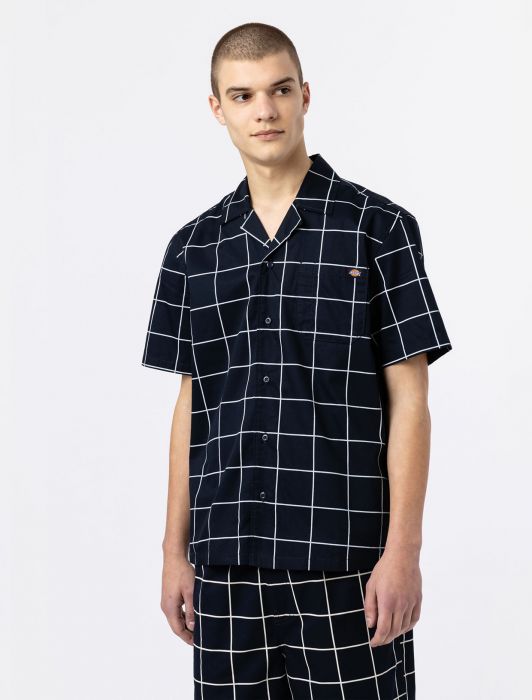 Camicia Dickies a Fantasia / Blu - Ideal Moda