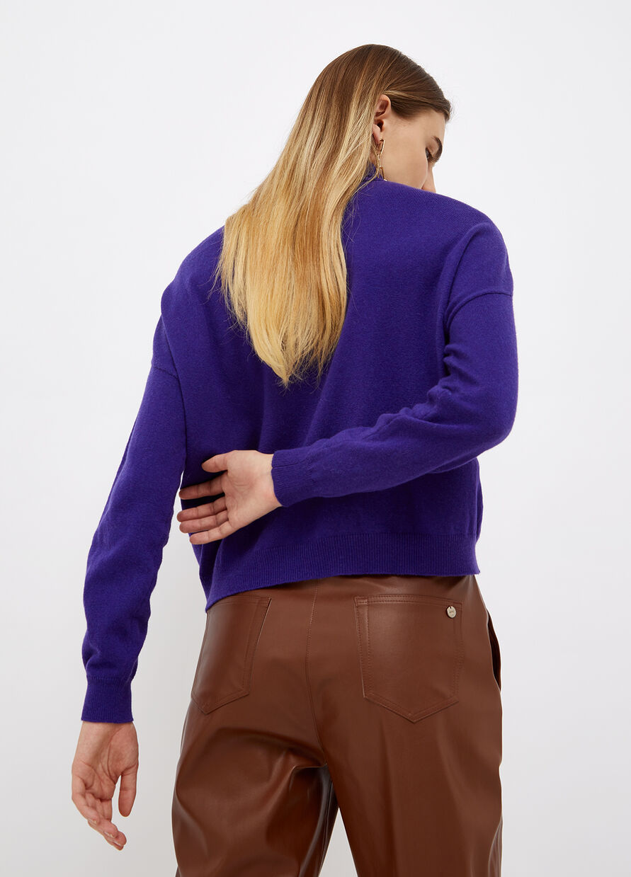 Dolcevita Liu Jo con Logo / Viola - Ideal Moda