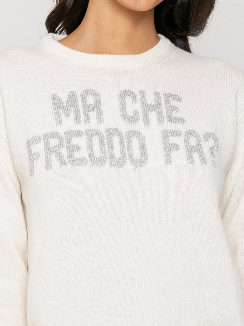 Maglia Saint Barth con Stampa / Bianco - Ideal Moda