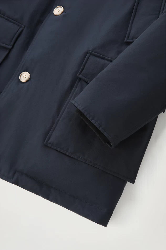 Arctic Parka Woolrich con Pelliccia / Blu - Ideal Moda