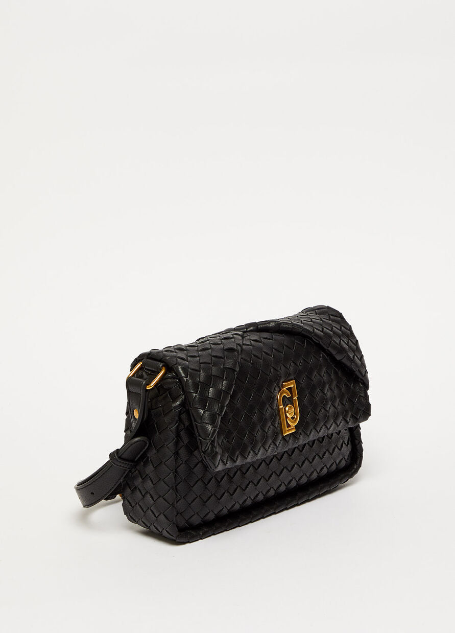 Borsa a Spalla Intrecciata Liu Jo / Nero - Ideal Moda