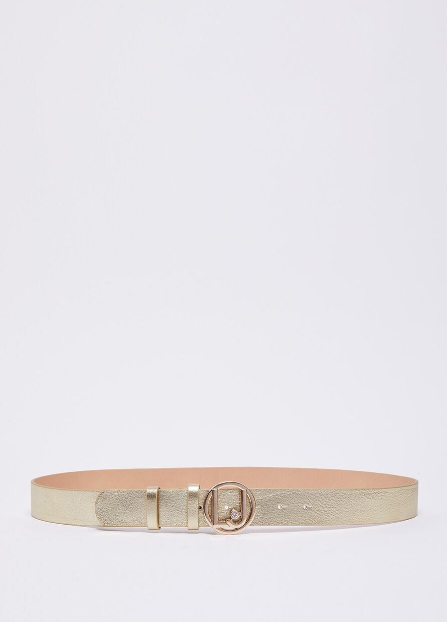 Cintura con Fibbia Logo Liu Jo / Oro - Ideal Moda