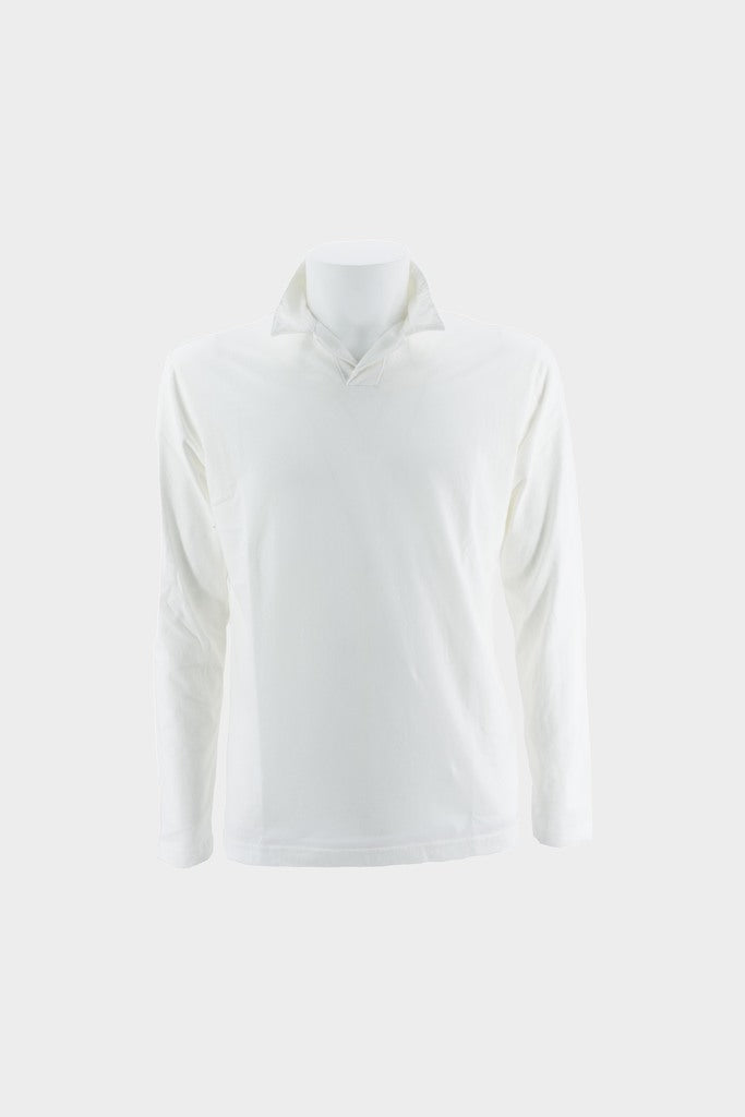 Polo Manica Lunga / Bianco - Ideal Moda