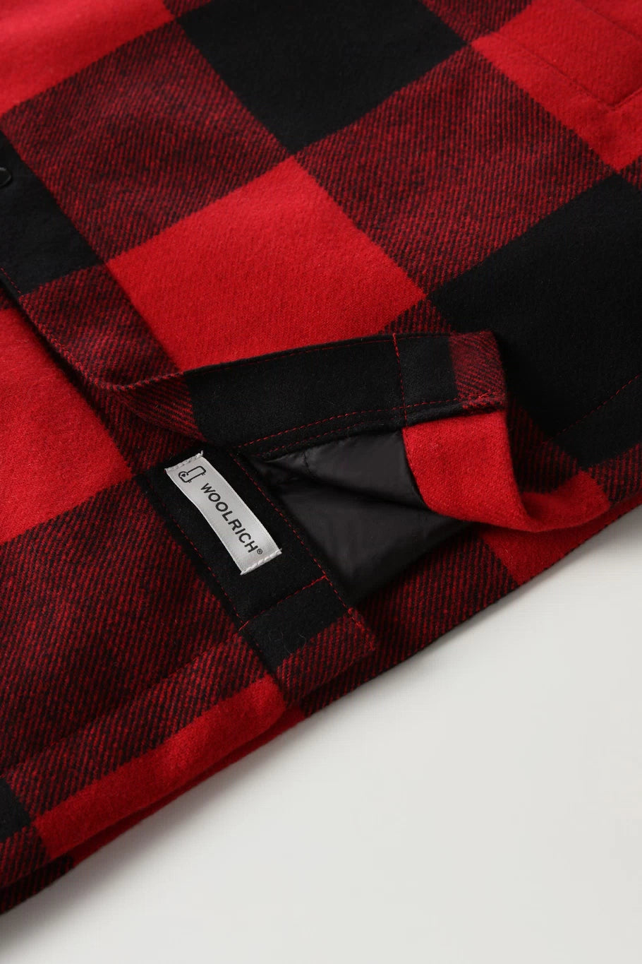 Giacca Camicia a Fantasia Woolrich / Rosso - Ideal Moda