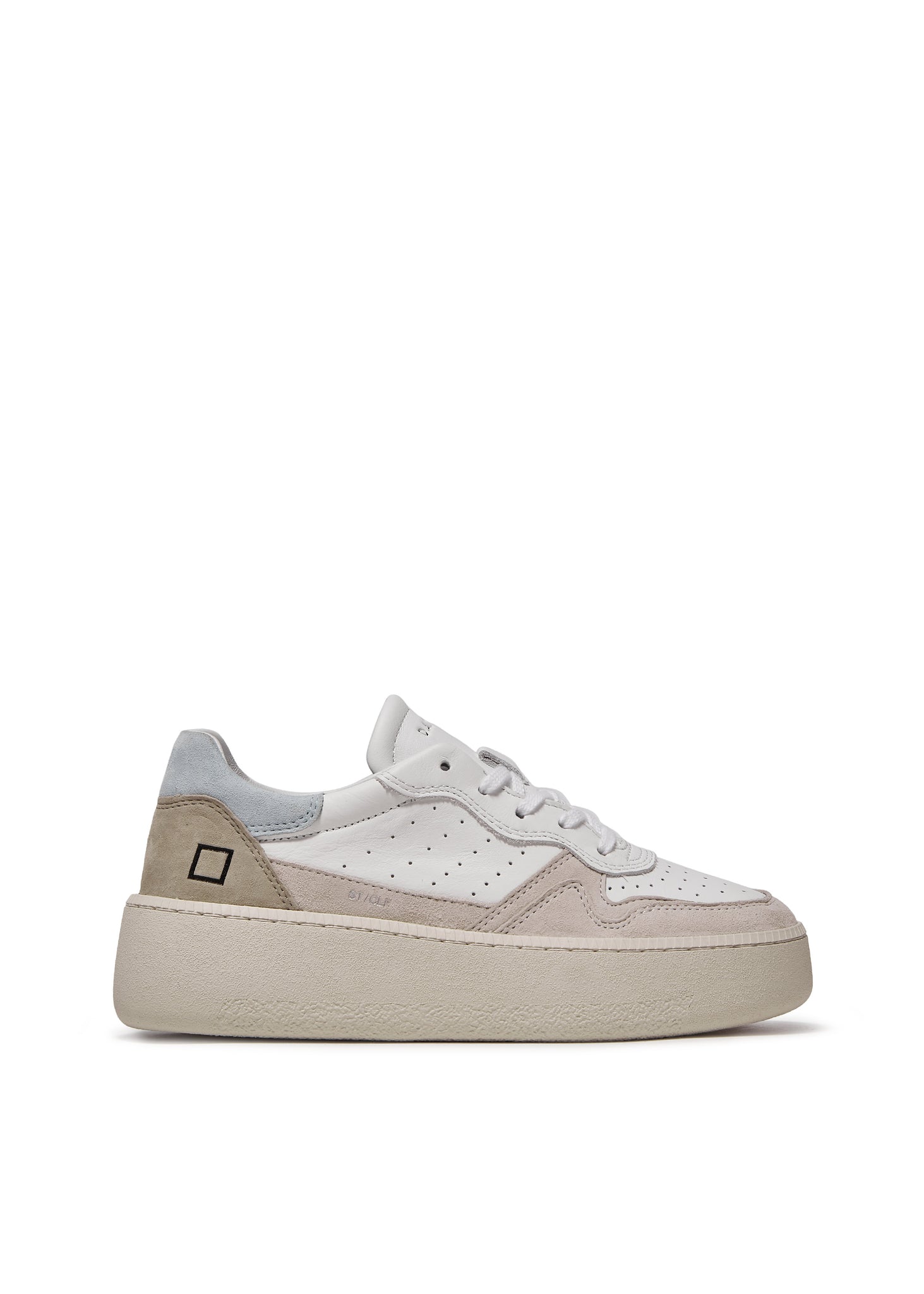 Sneaker Step Calf DATE / Bianco - Ideal Moda
