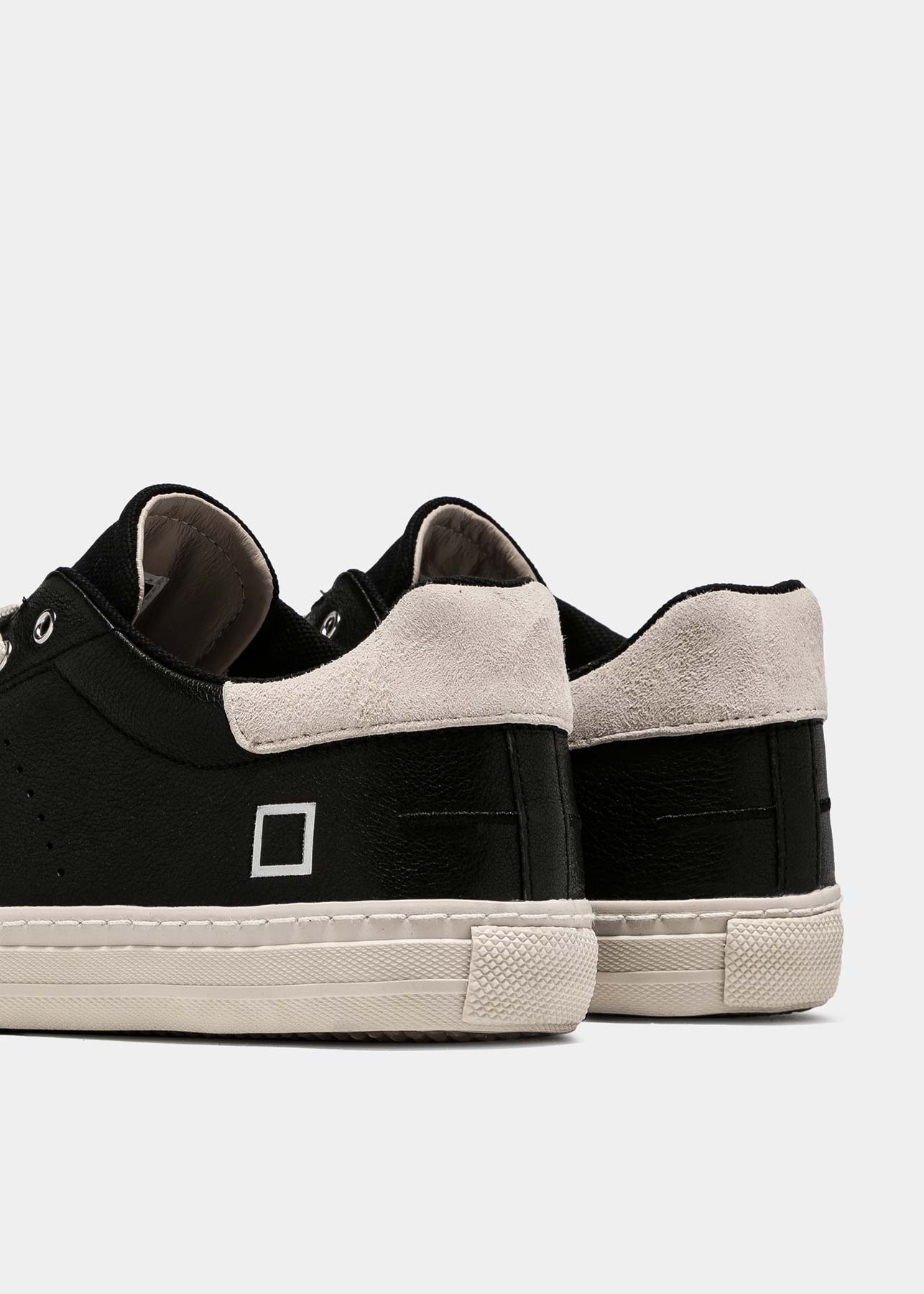 Sneaker DATE Linea Natural / Nero - Ideal Moda