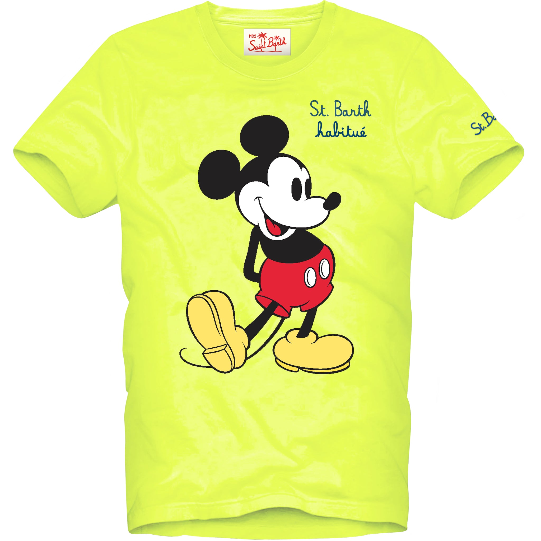 T-Shirt Mc2 Saint Barth con Stampa / Giallo - Ideal Moda