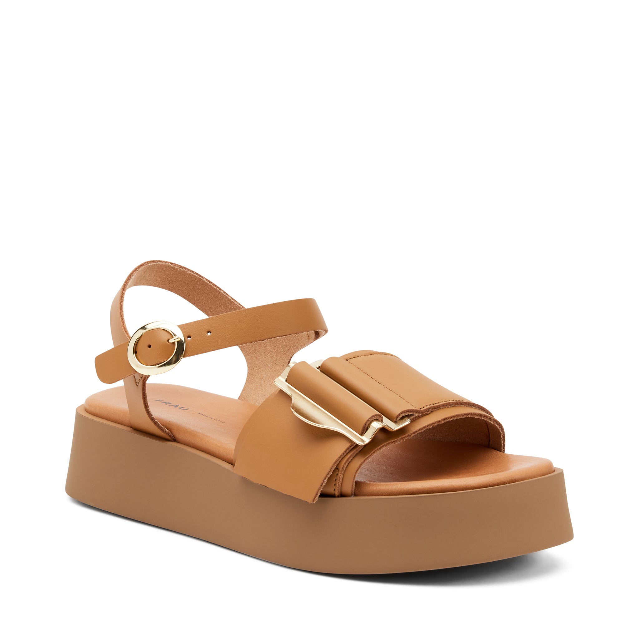 Sandalo in Pelle Frau / Cuoio - Ideal Moda