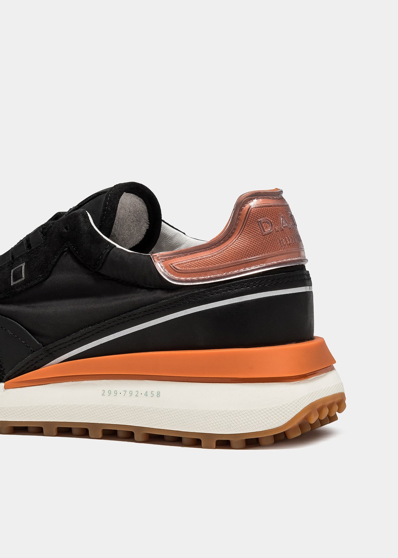 Sneaker in Nylon e Pelle DATE / Nero - Ideal Moda