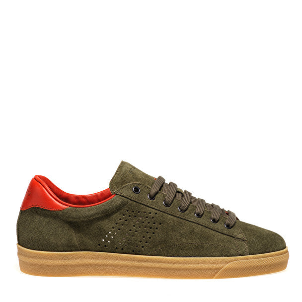 Sneaker Frau con Suola a Contrasto / Verde - Ideal Moda
