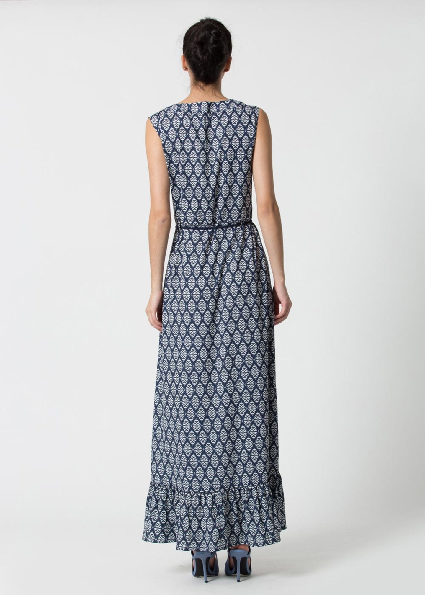 Abito Kocca Lungo / Blu - Ideal Moda